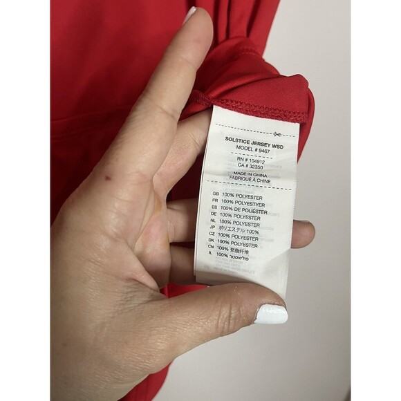 Bontrager Solstice Womens Small Red White1/4 Zip Short Sleeve Cycling Jersey NWT - Picture 8 of 8